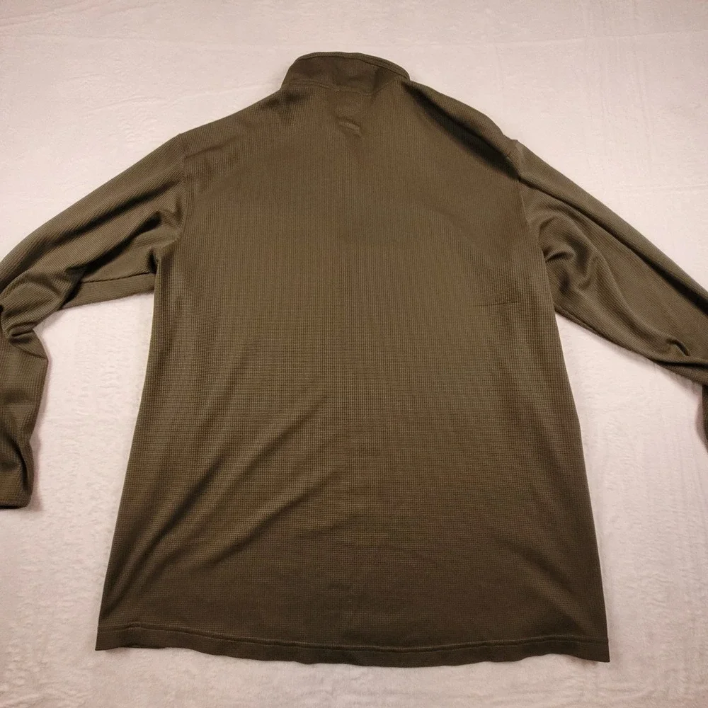 The North Face Men's 1/2 Zip Front Sweater Pullover  Army Green Sz XL